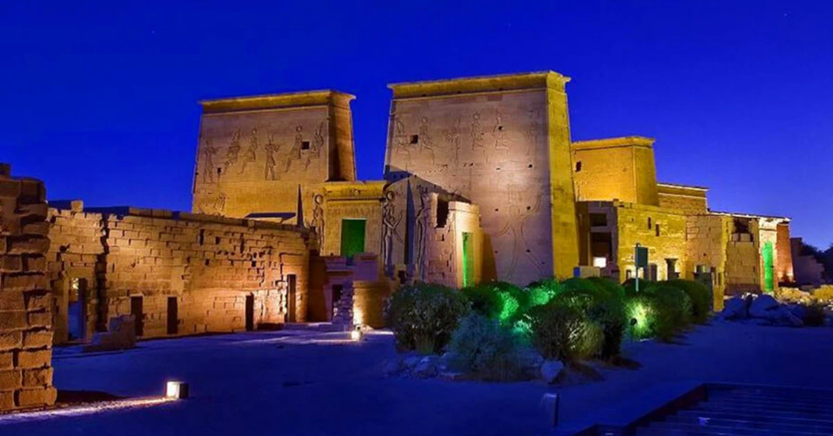 Philae Temple in Aswan and the Sound and Light Show